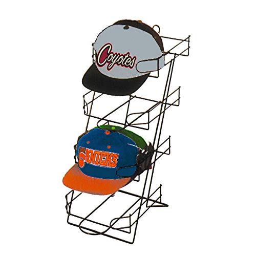 Only Hangers Black Wire Countertop Hat Display Holds 3648 Caps 4