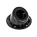 ICARS Black Powder Coated Steel Gas Fuel Tank Gas Cap Cover Accessories for 2007 2008 2009 2010 2011 2012 2013 2014 2015 2016 2017 Jeep Wrangler JK & Unlimited