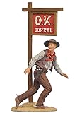 Cowboy Ike Clanton Gunfight at the O.K. Corral Tombstone Series 1/32 Scale Painted Metal Toy Soldier Figure New in Box FW0308