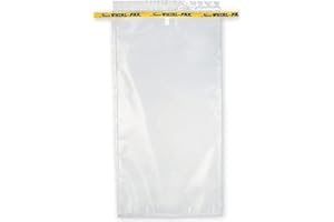 Nasco Whirl-Pak B01323WA Sample Bag, 380mm L x 190mm W, 0.076mm Thickness, 2041ml Capacity (Box of 500)