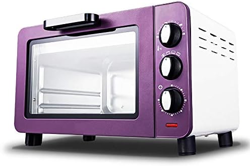 فرن طبخ صغير، فرن كهربائي صغير أسود مع مؤقت، فرن كهربائي صغير للقافلة، فرن كهربائي صغير للخبز المنزلي، فرن كهربائي سعة 15 لتر، تصميم بثلاثة أسطح، Amazon Ae