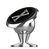 Fosman™ Universal Magnetic Car Mount Holder for iPhone Samsung Sat Nav Mini Tablets (42mm X Silver)