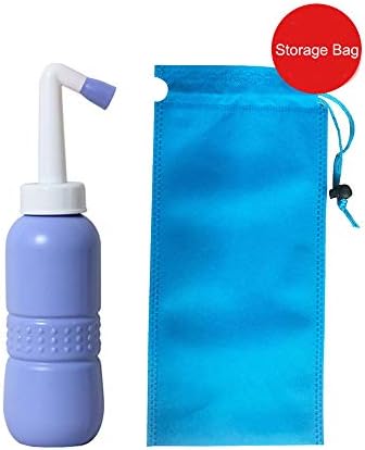 KINGWON Portable Handheld Personal Bidet Spray Feminine Hygiene Kit Travel Toilet Bidet Shower/Bathroom Bidet Spray,450ML Capacity