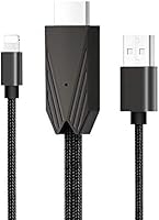 【2021最新版】iphone HDMI 変換 ケーブル iphone テレビ接続ケーブル ipad 変換ケーブル ミラーリングケーブル テレビに映す アイフォン 設定不要 操作簡単 変換アダプタ TV出力 プロジェクター...