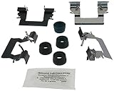ACDelco 18K2025X Professional Front Disc Brake Caliper Hardware Kit with Clips, Bushings, and Lubricant