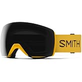SMITH Unisex Adult Skyline XL Snow Sport Goggle - Gold Bar Frame | ChromaPop Sun Black Lens
