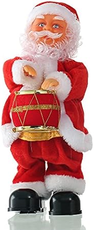 Regali Di Natale Simpatici.Garyesh Simpatici Giocattoli Belli Elettrico Babbo Natale Bambola Dancing Della Decorazione Natale Regali Di Natale Tamburo Amazon It Casa E Cucina