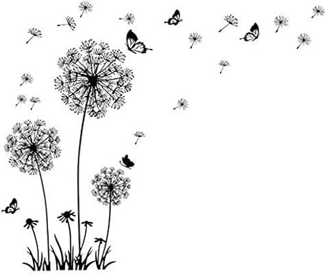 Junmaono Diente De Leon Pegatina De Pared 3d Pvc Poster Mural