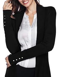 Spicy Sandia - Sudadera de punto frontal abierto para mujer, ligera, de manga larga