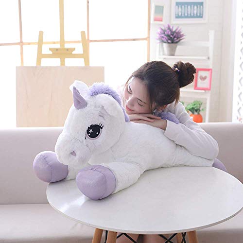 Giant Unicorn Stuffed Animal Toys,Soft Large Unicorns Plush Pillow Cushion for Birthday