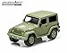 Greenlight 2014 Jeep Wrangler US Army 1:64 Scale (Light Green)