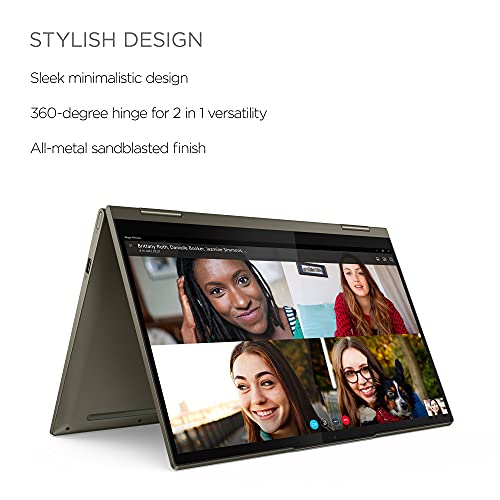 Lenovo Yoga 7i 14 Inch 2-in-1 Convertible Laptop (Intel Core i7 11th Gen, 8GB RAM, 512GB SSD Storage, Intel Iris Xe Graphics, Windows 10 Home) - Dark Moss - Image 4