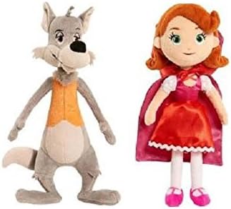 NEW! Disney Goldie and Bear Mini Plush Set of 2 - Little Red Riding Hood &amp; Big Bad Wolf