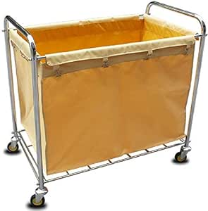 LXD Cesto de lavandería, de acero inoxidable de lavandería Cesto