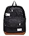 915s Vintage School College Backpack | Holds 15.6-inch Laptop | Black