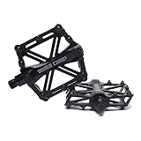 PHOITGA Bicycle Aluminum Alloy Flat Platform Pedals 9/16