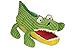HuggleHounds Plush ,Extremely Durable and Squeaky Hand Puppet, Big Billy The Gator, Dog Toy Puppet , Large