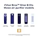 Filter Bros HEPA Filter B Replacement Fits GermGuardian FLT4825 AC4825 AC4900CA
