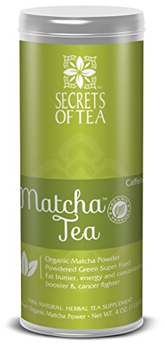 Matcha Green Tea by Secrets of Tea with Organic Matcha Tea Power Sourced from Japan – Premium Herbal Tea for Better Immunity, Boosts Metabolism | Premium Green Tea Matcha Green Tea by Secrets of Tea with Organic Matcha Tea Power Sourced from Japan – Premium Herbal Tea for Better Immunity, Boosts Metabolism | Premium Green Tea