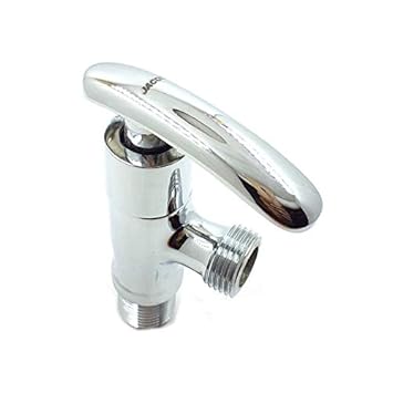 Jacob Hard Chrome Finish Concealed Cock Nose Quarter Turn Brass