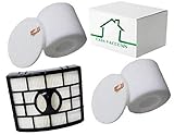 Casa Vacuums Replacement for Shark Rotator Powered Lift-Away 2 + 1 Filter Kit - TruePet - Deluxe - APEX DuoClean NV650 NV651 NV652 NV750 NV751 NV752 NV765 NV831 NV835 AX950 AX951 AX952 XFF650 XHF650