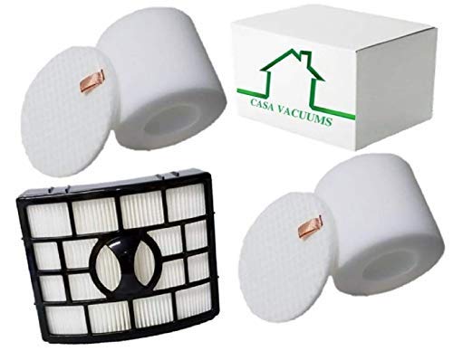 Casa Vacuums Replacement for Shark Rotator Powered Lift-Away 2 + 1 Filter Kit - TruePet - Deluxe - APEX DuoClean NV650 NV651 NV652 NV750 NV751 NV752 NV765 NV831 NV835 AX950 AX951 AX952 XFF650 XHF650