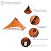 Naturehike Trekking Pole Tent Ultralight 1 Person 3 Season Tent, Lightweight Pyramid Tent for Mountaineering Hiking Camping