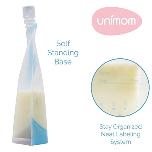 Unimom Breastmilk Storage Bags 7oz Pump Breast Milk Directly Into