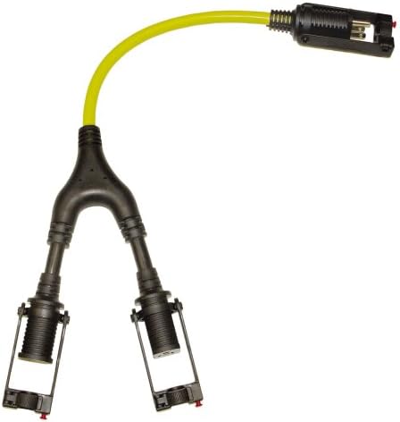 Cliplight Inc.  582302 Revolutionary Extension Cord Male to Dual Female EZ Lock Connector