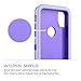 DUEDUE iPhone X Case, iPhone Xs Case, Shockproof Slim Lightweight Glitter Sparkle Bling Soft TPU Bumper Case for iPhone Xs 5.8 inch/iPhone X for Girls Women, Purple/Glitter