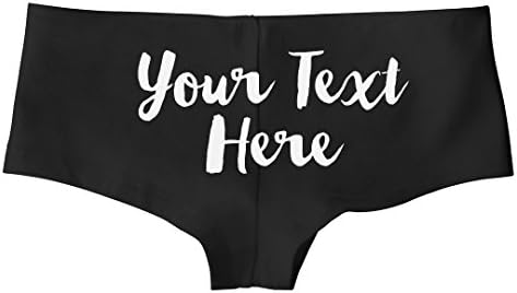 Customized GirlCustom Brush Script Underwear: Low-Rise Underwear