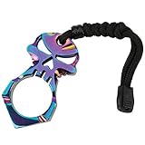 Black Legion Skull Kubaton Point Rainbow,2.75x1.5in BV297