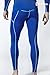 TSLA Men's Compression Pants - Cool Dry Athletic Sports Workout Running Tights Leggings Baselayer, Zero Blue, Large