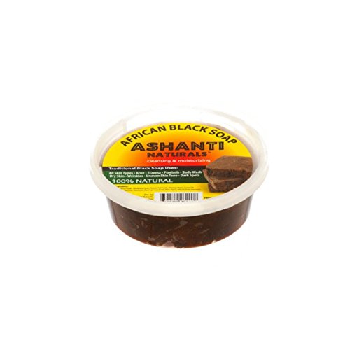 Ashanti Naturals 100% Pure & Creamy African Black Soap (8 oz)