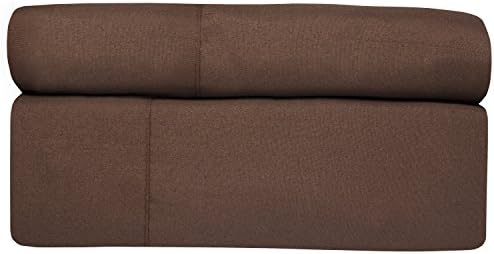 Aurora Bedding #1 Best Selling 1800 Series 6 Piece Bed Sheet Set with Deep Pocket, Full, Brown