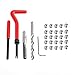 EWONICE 30pcs M6 x 1mm Thread Repair Kit Thread Repair Insert Kit Compatible Hand Tool, Car Helical Coil Repair Set for Auto Repairing