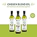 Chosen Organic Avocado, Coconut & Safflower Oil 25.4 oz. for High-Heat Frying Baking Cooking, 490° F Smoke Point Non-GMO