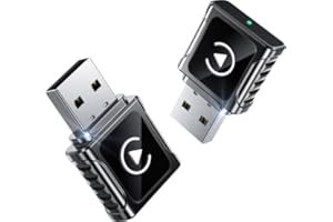 JDG Wireless CarPlay Adapter, Converts Wired CarPlay to Wireless, for Cars with Built-in Wired Apple Carplay, Super Mini USB Design Car Play Adapter for iPhone, (Black)