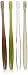 MUJI Flat Type Toothbrush, Four Colors Set
