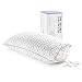 Jiaao Premium Adjustable Loft Bamboo Shredded Hypoallergenic Memory Foam Pillow Washable Removable Cover-Queen
