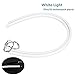 2Pcs 23 Inches LED Strip Tube Light, YANF Car Flexible Daytime Running Lights DRL Headlight Decorative Lamp Kit and Turn Signal Light - White