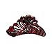 Motique Accessories Hot Pink 5 inch Large Jaw Clip Hair Claw with leaf design