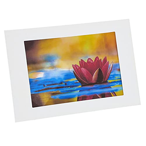 Juvale 50 Pack White Paper Picture Frames for 4x6 Inserts, Cardboard
