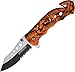 Tac Force TF-498OC Outdoor Assisted Opening Folding Knife 4.75-Inch Closed,Orange Camo