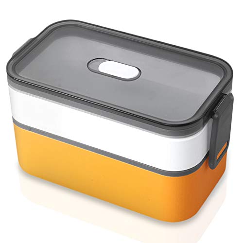 N/D ZLTN The bento Box is White on top and Orange on The Bottom, Acrylic