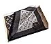 EHOO Fall Winter Cashmere Scarf Warm Scarves Fashion Luxury for Women (black)