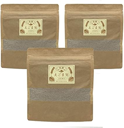 飛騨えごま実（パウダー）140g×3パック【岐阜県飛騨原産100％】