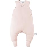 BubblePanda Rayon Made From Bamboo Toddler Sleep Sack with Feet 12-24 Months 2.5 Tog Winter Ultra Soft Warm Baby Sleep Bag Walker 1t-2t Quilted Thick Wearable Blanket with Legs 2-Way Zipper