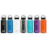 Penguin Cold | 32oz Wide Mouth Stainless Steel Water Bottle | BPA-Free, Tripple-Insulated, 18/8 Stainless Steel | 32 oz. Insulated Water Bottle with Straw