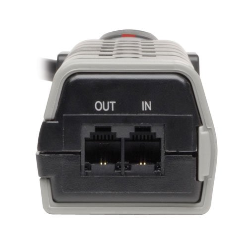 Tripp Lite 8 Outlet Surge Protector Power Strip, 6ft Cord Right Angle Plug, Tel/Modem, & $150K INSURANCE (TLP806TEL)